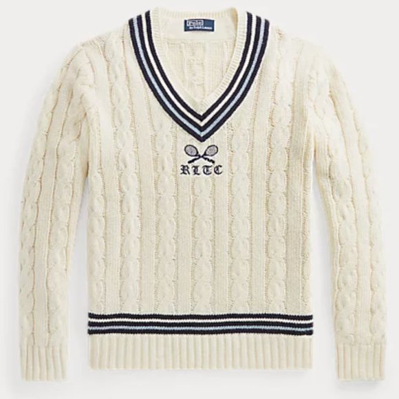Polo Ralph Lauren Other - Polo Ralph Lauren Cable-Knit Logo Sweater